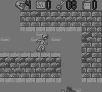 une photo d'Ã©cran de The Pagemaster sur Nintendo Game Boy